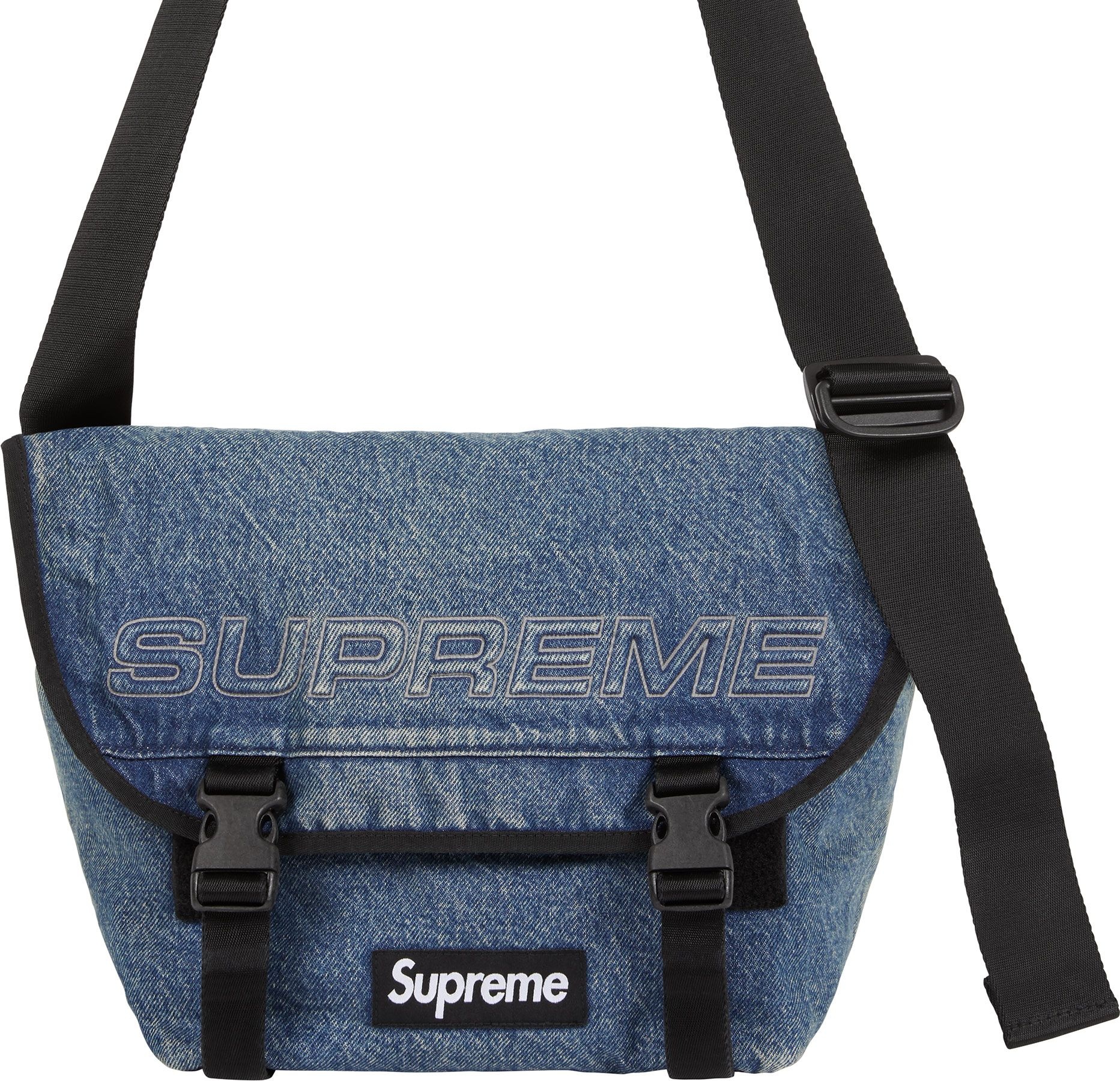 Denim Messenger Bag view 19